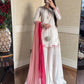 Ivory Floral Moti Sharara