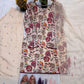 Ivory Floral Print Farshi