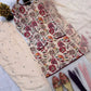 Ivory Floral Print Farshi