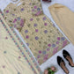 Ivory Floral Sequin Kurta