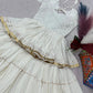 Ivory Gota Kediyu Lehenga Set