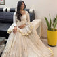 Ivory Gota Kediyu Lehenga Set