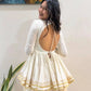 Ivory Gota Kediyu Lehenga Set
