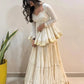 Ivory Gota Kediyu Lehenga Set