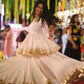 Ivory Gota Kediyu Lehenga Set
