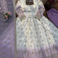 Ivory Grace Star Georgette Anarkali Suit Set for Festive and Formal Wear