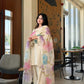 Ivory Lace Trim Kurti Set