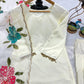 Ivory Lace Trim Kurti Set