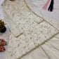Ivory Lace-Up Sharara Set