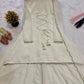 Ivory Lace-Up Sharara Set