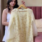 Ivory Lace-Up Sharara Set