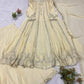 Ivory Mirror Work Jacket Lehenga