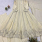 Ivory Mirror Work Jacket Lehenga