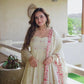 Ivory Rose Embroidered Anarkali