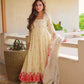 Ivory Rose Embroidered Anarkali