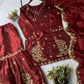 Ivory Royale Mirror Work Sharara Set for Festive and Wedding Wear