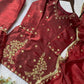 Ivory Royale Mirror Work Sharara Set for Festive and Wedding Wear