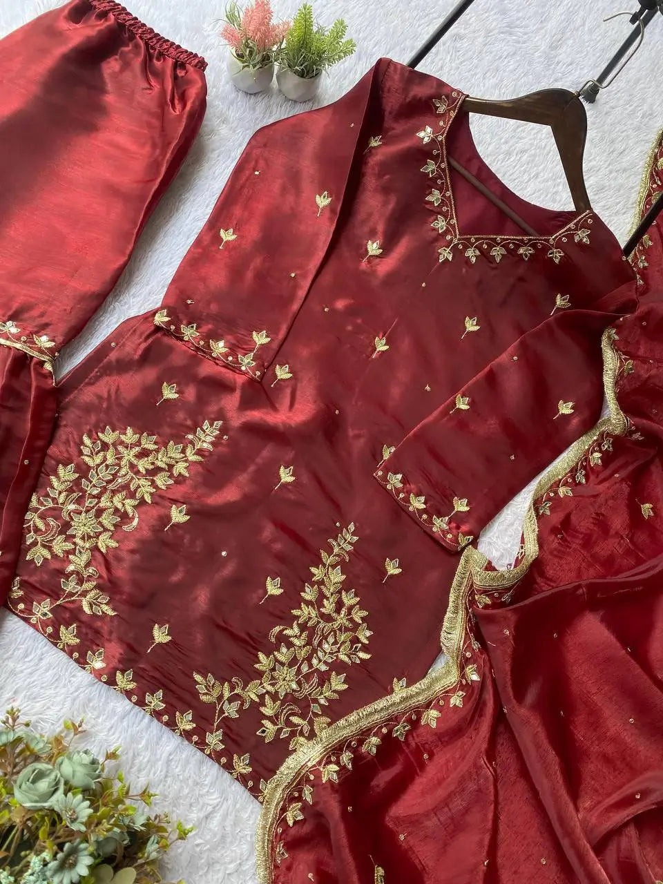 Ivory Royale Mirror Work Sharara Set for Festive and Wedding Wear