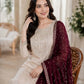 Ivory Sequin Straight Kurta