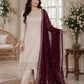 Ivory Sequin Straight Kurta