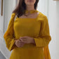 Ivory Sunflower Farshi Suit