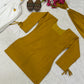 Ivory Sunflower Farshi Suit
