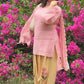 Ivory Sunflower Farshi Suit