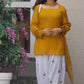 Ivory Sunflower Farshi Suit