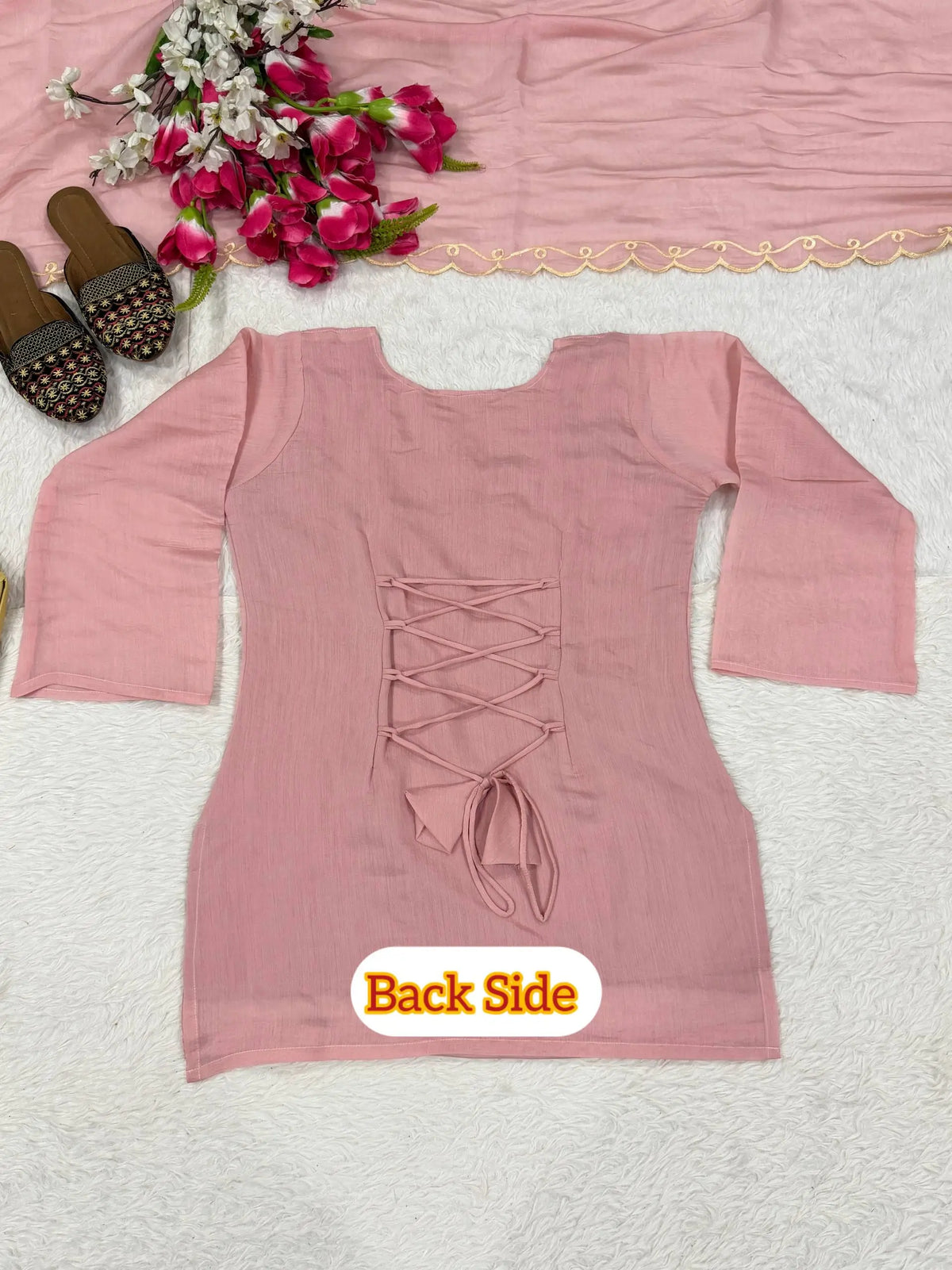 Ivory Sunflower Farshi Suit