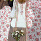 Ivory Sunflower Farshi Suit