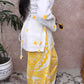 Ivory Sunflower Farshi Suit