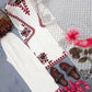 Ivory White Pure Satin Rayon Palazzo Suit Set with Red Thread Embroidery & Digital Print Mal Cotton Silk Dupatta