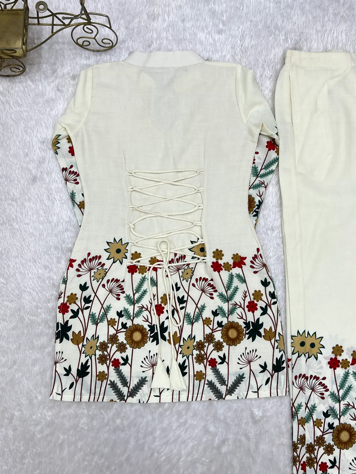 Ivory Wildflower Print Co-ord Set