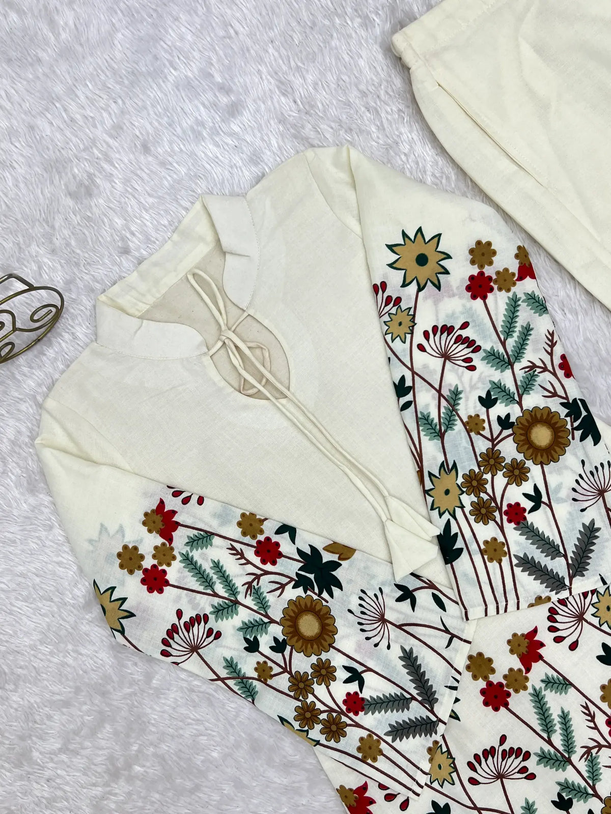 Ivory Wildflower Print Co-ord Set