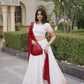 Ivory Zari Temple Lehenga Set