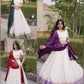 Ivory Zari Temple Lehenga Set