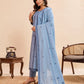 Jacquard Cotton Straight Kurta