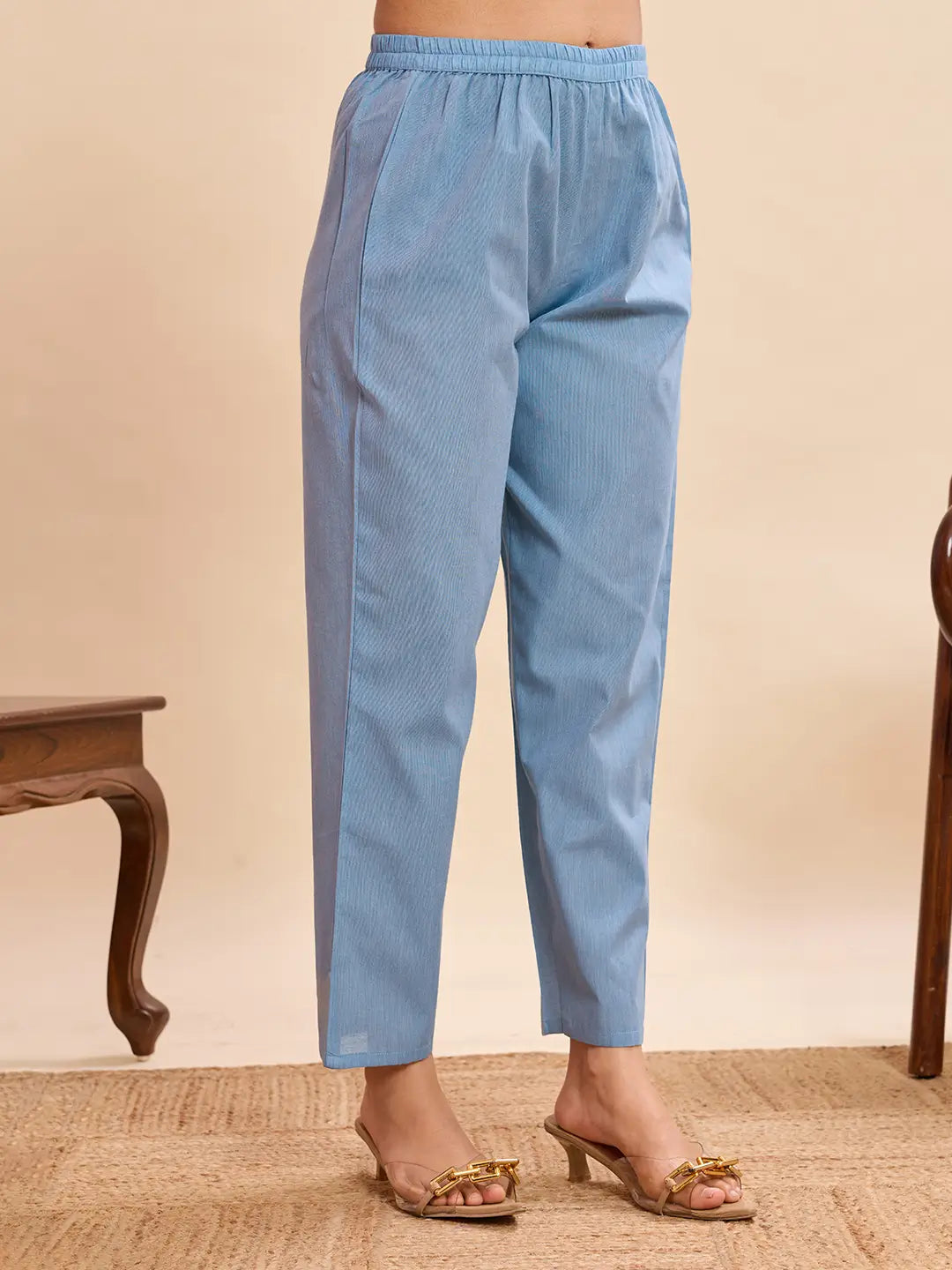 Jacquard Cotton Straight Kurta