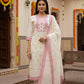 Jacquard Cotton Straight Kurta