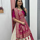 Jacquard Silk Lehenga with Banarasi Saree Style Drape for partys