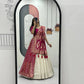 Jacquard Silk Lehenga with Banarasi Saree Style Drape for partys