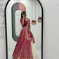 Jacquard Silk Lehenga with Banarasi Saree Style Drape for partys