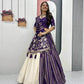 Jacquard Silk Lehenga with Banarasi Saree Style Drape for partys