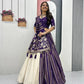 Jacquard Silk Lehenga with Banarasi Saree Style Drape for partys