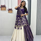 Jacquard Silk Lehenga with Banarasi Saree Style Drape for partys