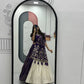 Jacquard Silk Lehenga with Banarasi Saree Style Drape for partys