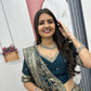 Jacquard Silk Lehenga with Banarasi Saree Style Drape for partys