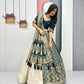 Jacquard Silk Lehenga with Banarasi Saree Style Drape for partys