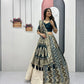 Jacquard Silk Lehenga with Banarasi Saree Style Drape for partys