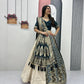 Jacquard Silk Lehenga with Banarasi Saree Style Drape for partys
